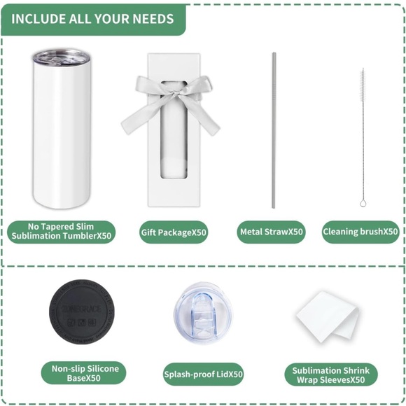 20oz Skinny Tumbler - Picture 2 of 4